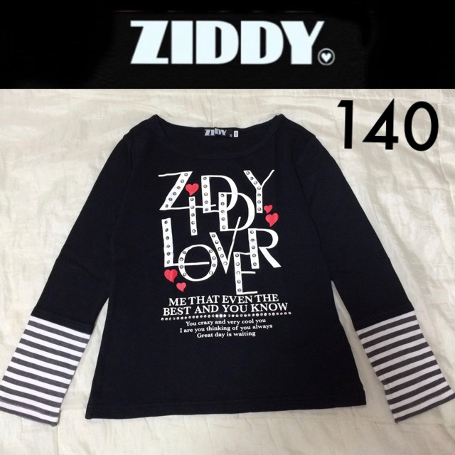 ZIDDY(ジディー)のZIDDY☆重ね着風ロンT長袖ジディJENNI ALGYバイラビットアナップ キッズ/ベビー/マタニティのキッズ服女の子用(90cm~)(Tシャツ/カットソー)の商品写真