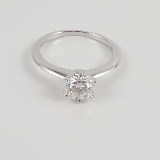 0.8ct　1石6爪シンプルリング　即購入可能 7