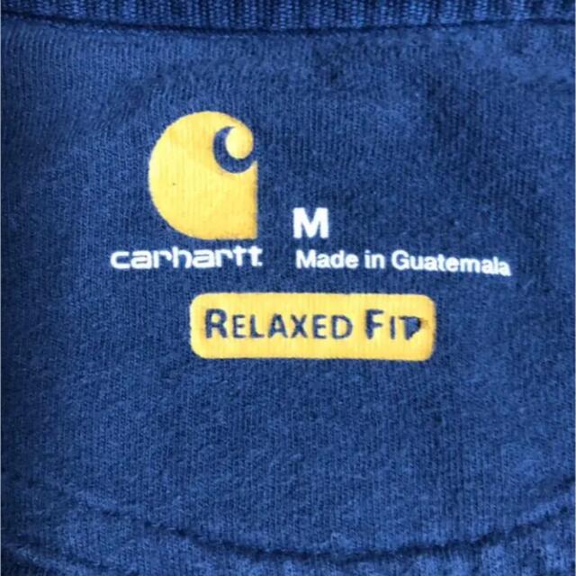 carhartt(カーハート)の超希少 カーハート ロゴタグ ヘンリーネック 長袖厚手 Tシャツ 90s メンズのトップス(スウェット)の商品写真