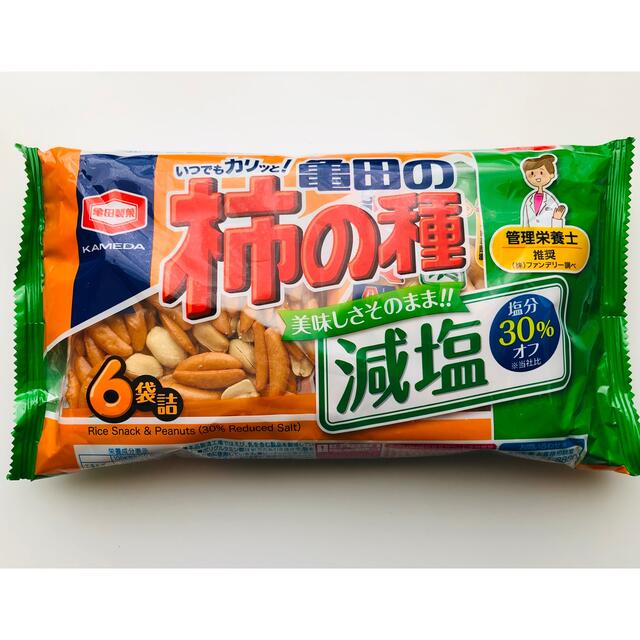 亀田製菓 - 亀田製菓 柿の種6袋詰✕2パック 美味しさそのままで減塩30%オフの通販 by okome's shop|カメダセイカならラクマ 亀田製菓 - 亀田製菓 柿の種6袋詰✕2パック 美味しさそのままで減塩30%オフの通販 by okome's shop|カメダセイカならラクマ