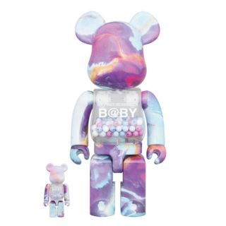 ベアブリック(BE@RBRICK)のMY FIRST BE@RBRICK B@BY MARBLE 100％400％(フィギュア)