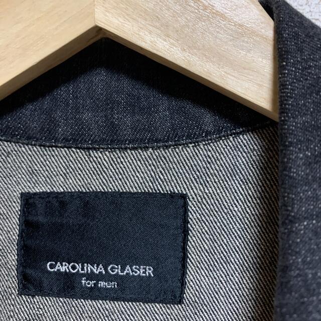 CAROLINA GLASER(カロリナグレイサー)のCAROLINA GLASER デニムジャケット黒 メンズのジャケット/アウター(Gジャン/デニムジャケット)の商品写真