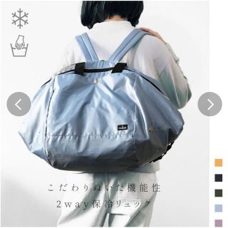 2way 新品 リュック&トート エコバッグ レジバッグ 保冷バック(リュック/バックパック)