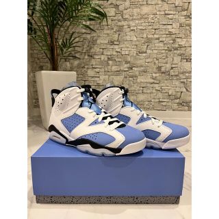 ナイキ(NIKE)のnike airjordan6 unc 28.0(スニーカー)