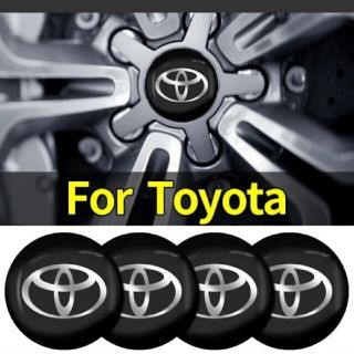 トヨタ(トヨタ)のTOYOTA アルミ製品ホイールセンターカバーステッカー(ホイール)