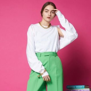 MAISON SPECIAL/メゾンスペシャル 2WAYロングTシャツ ホワイト