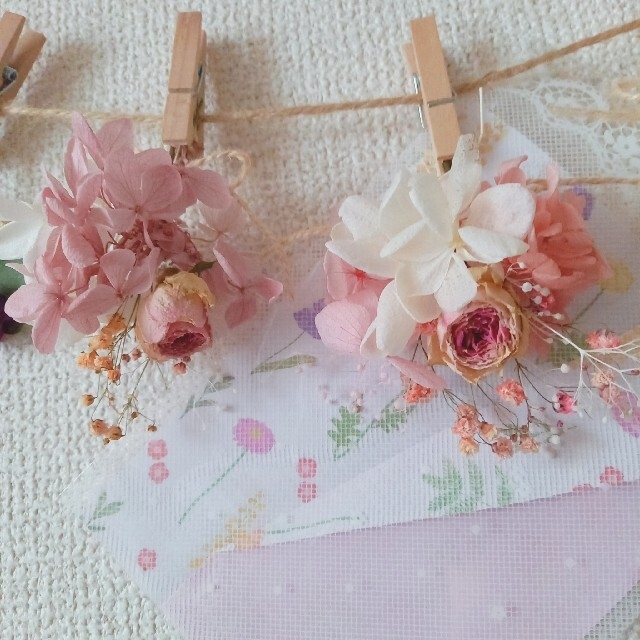 ちっちゃい 春のフラワーガーランド゚・*:.。❁ハンドメイド ちっちゃい 春のフラワーガーランド゚・*:.。❁ハンドメイド