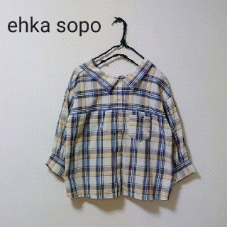 エヘカソポ(ehka sopo)のmilky様　ehka  sopo　エヘカソポ　チェック　バッグリボンブラウス(シャツ/ブラウス(長袖/七分))