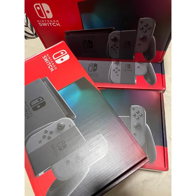 Switchグレー 4台 ゲームソフト/ゲーム機本体 Switchグレー 4台 ゲームソフト/ゲーム機本体