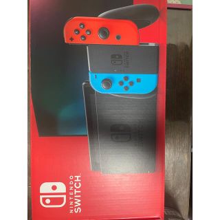 ニンテンドースイッチ(Nintendo Switch)の新型・美品・欠品無し/Nintendo Switch 本体　中古(家庭用ゲーム機本体)