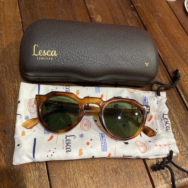 Lesca LUNETIER vintage クラウンパント8mm サングラス 【正規取扱店