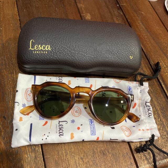 Lesca LUNETIER vintage クラウンパント8mm サングラス - サングラス