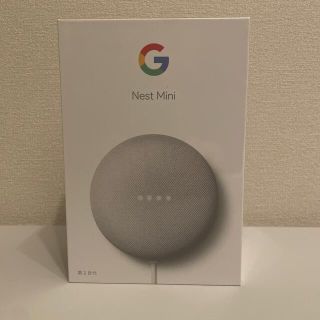 グーグル(Google)の新品未使用　Google GOOGLE NEST MINI CHALK 第二世代(スピーカー)