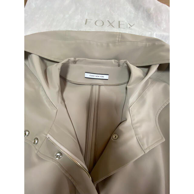 ご専用②✨FOXEY NEWYORK レイニーコート 40 カフェオレ　美品 7