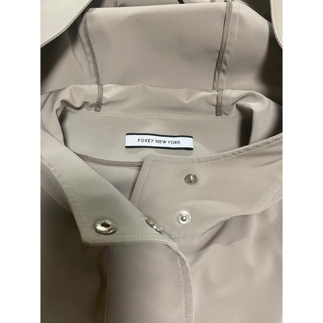 ご専用②✨FOXEY NEWYORK レイニーコート 40 カフェオレ　美品 9