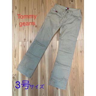 トミー(TOMMY)のTommy geans  トミージーンズ　ブーツカットパンツ　ベージュ　Mサイズ(デニム/ジーンズ)