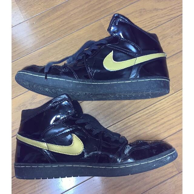 NIKE AIR JORDAN 1 黒金パテント　ナイキ　エアジョーダン