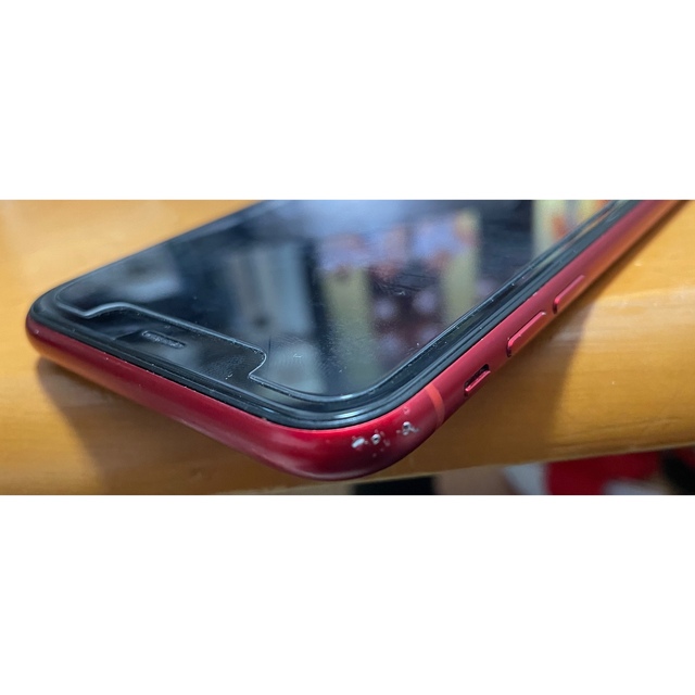 iPhone(アイフォーン)のiPhone XR レッド　64GB SIMフリー スマホ/家電/カメラのスマートフォン/携帯電話(スマートフォン本体)の商品写真