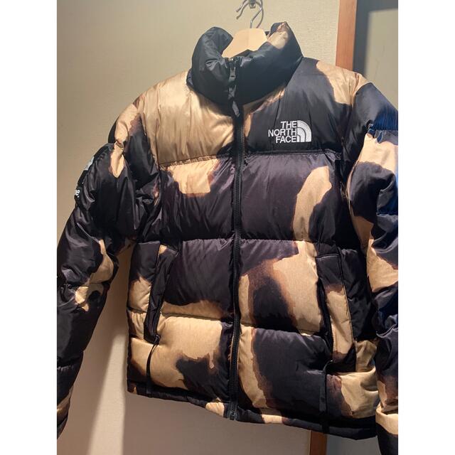 Supreme×Northface Bleached Nuptse