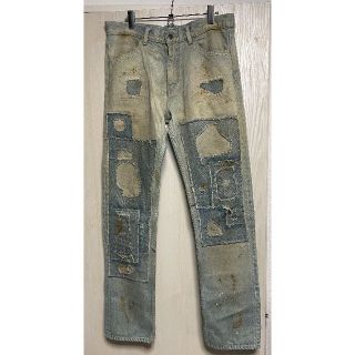 税込?送料無料】 ダメージ N.HOOLYWOOD パッチ 101-CP08 デニム デニム