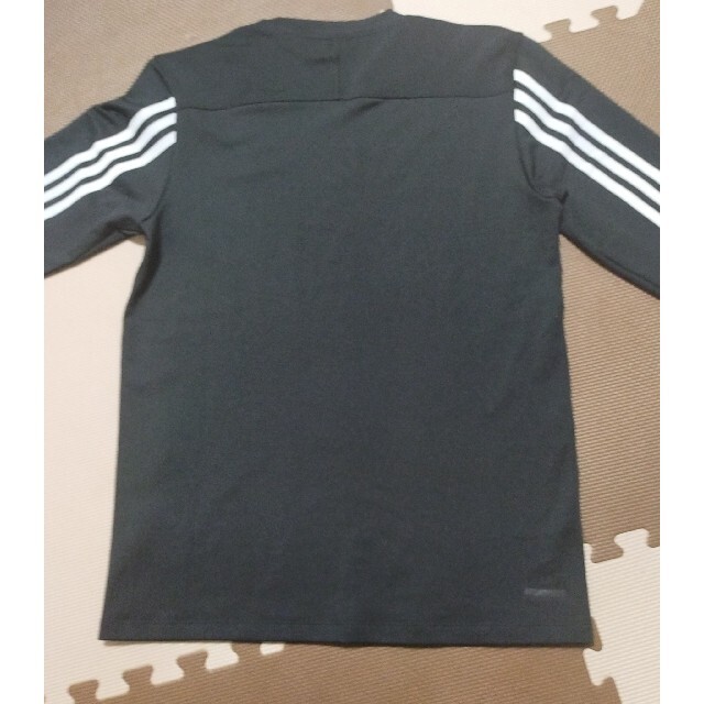 adidas(アディダス)の☆ATS-857 アディダス 長袖カットソー 黒 サイズ L メンズのトップス(Tシャツ/カットソー(七分/長袖))の商品写真