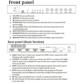 HDMI 4入力切替器(画面分割/入力機器をリモコン操作可)HDS841SL | kelasdesain.com