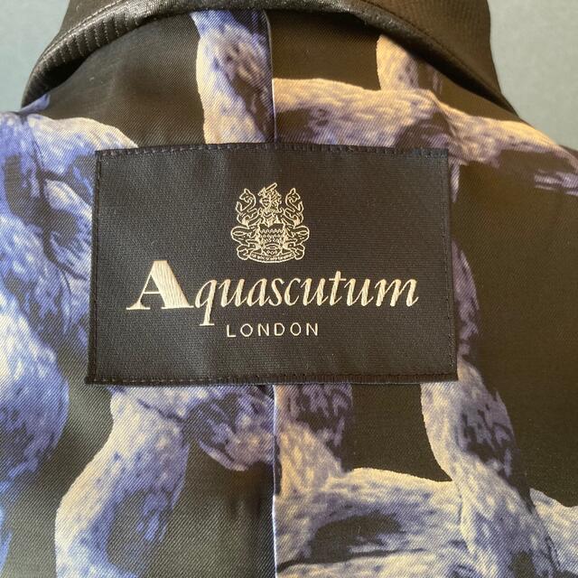 『大人気！』 Aquascutum アクアスキュータム 総柄 ロングコート M