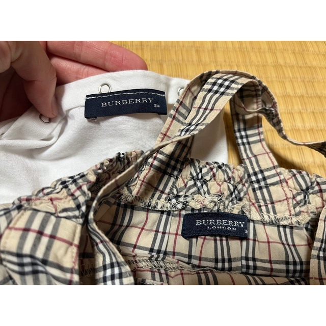 BURBERRY(バーバリー)のバーバリー　70cm ロンパース ブラウス キッズ/ベビー/マタニティのベビー服(~85cm)(ロンパース)の商品写真