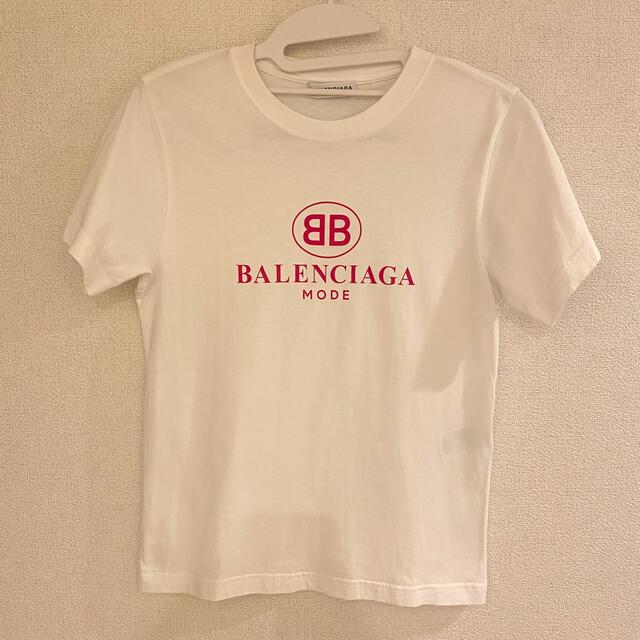 バレンシアガ Tシャツ ホワイト Tシャツ(半袖+袖なし)