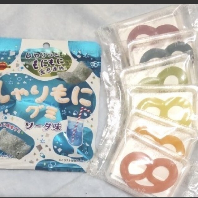 グミッツェル 6個　しゃりもにグミ ソーダ味 ヒトツブカンロ 食品/飲料/酒の食品(菓子/デザート)の商品写真