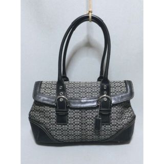 コーチ(COACH)のCOACH　ミニシグネチャー ソーホー フラップ サッチェル　コーチ　#7080(ハンドバッグ)