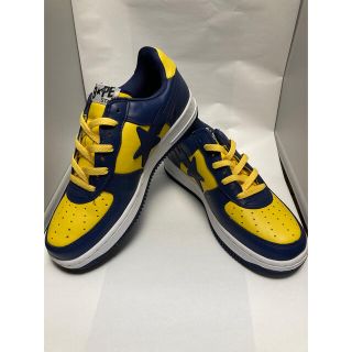 ape スニーカー Bapesta Yellow x Black