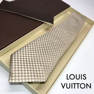 LOUIS VUITTON - 極美品 箱付 ルイヴィトン イタリア製 ネクタイ 