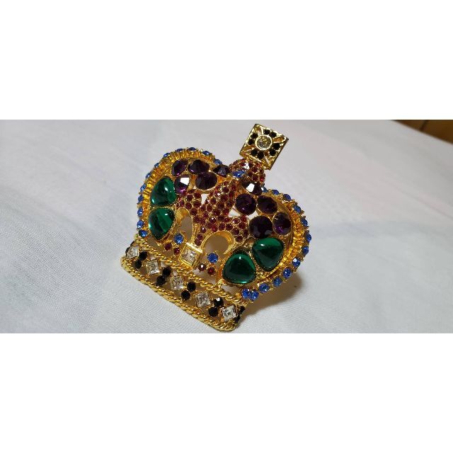 Gianni Versace - 正規未 限定 ヴェルサーチ 王冠ブローチ Gianni Versace - 正規未 限定 ヴェルサーチ 王冠ブローチ