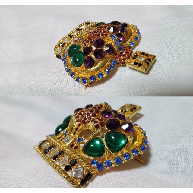Gianni Versace - 正規未 限定 ヴェルサーチ 王冠ブローチ Gianni Versace - 正規未 限定 ヴェルサーチ 王冠ブローチ