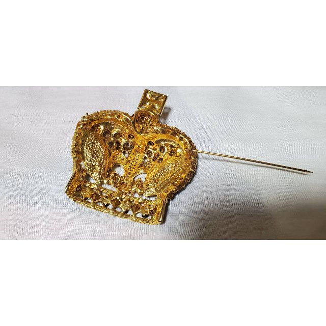 Gianni Versace - 正規未 限定 ヴェルサーチ 王冠ブローチ Gianni Versace - 正規未 限定 ヴェルサーチ 王冠ブローチ