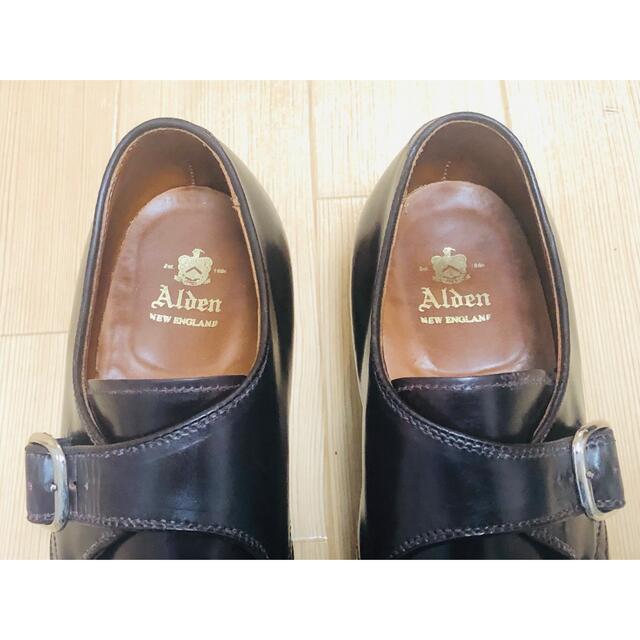 Alden(オールデン)の【ヒデ様専用】Alden オールデン  1878 モンクストラップ　7.5D メンズの靴/シューズ(ドレス/ビジネス)の商品写真