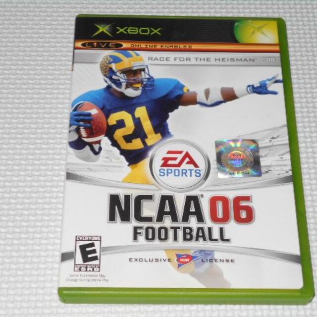 xbox★NCAA FOOTBALL 06 海外版★箱付・説明書付・ソフト付