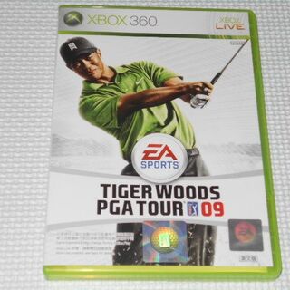 エックスボックス360(Xbox360)のxbox360★TIGER WOODS PGA TOUR 09 海外版 アジア(家庭用ゲームソフト)