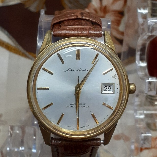 SEIKO(セイコー)の稼働！日本製時計！60年代ヴィンテージメンズ！手巻OH済！セイコースカイライナー メンズの時計(腕時計(アナログ))の商品写真