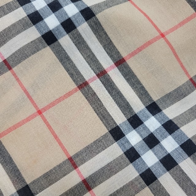 激安ブランド BURBERRY バーバリーブルーレーベル ノバチェック柄 柔らかな質感の ノバチェック柄ワンピース バーバリーブルーレーベル ホースロゴ ベージュ 40 ひざ丈ワンピース