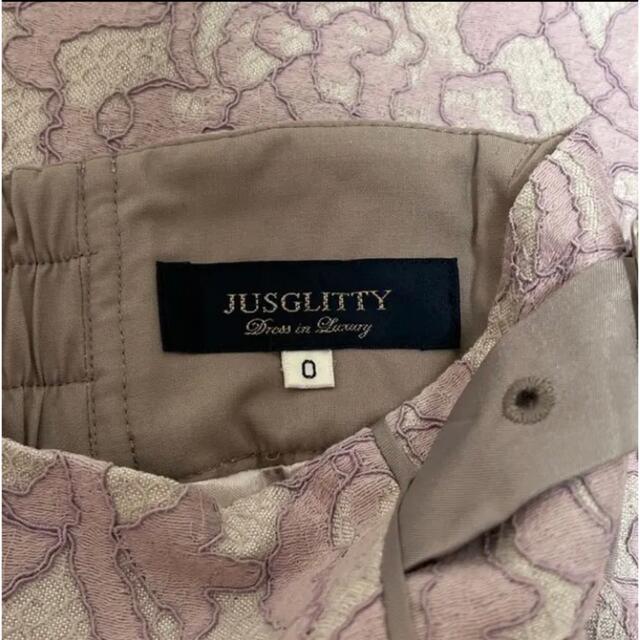 JUSGLITTY(ジャスグリッティー)のジャスグリッティー　レースボンディングタイトスカート　０ レディースのスカート(その他)の商品写真