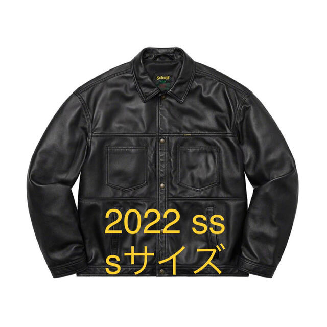 Supreme schott leather work jacket 2022