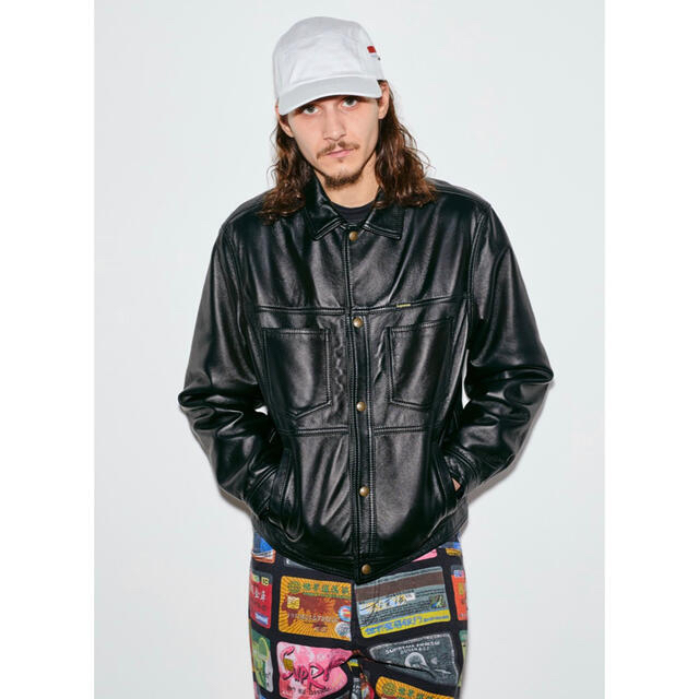 Supreme schott leather work jacket 2022