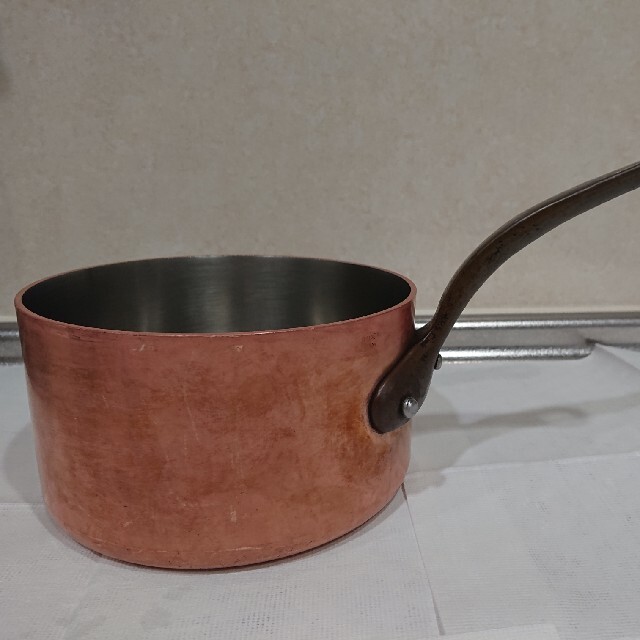 和田助製作所 銅 極厚鍋 テーパー 真鍮柄 27cm 3442-0271