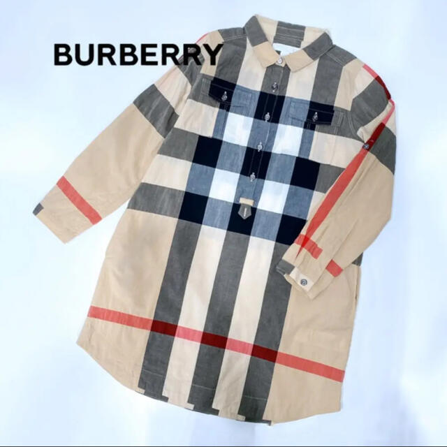 BURBERRY バーバリー キッズ チェック ワンピース シャツのサムネイル