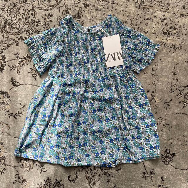 ZARA(ザラ)のZARA ワンピース 新品未使92 キッズ/ベビー/マタニティのキッズ服女の子用(90cm~)(ワンピース)の商品写真