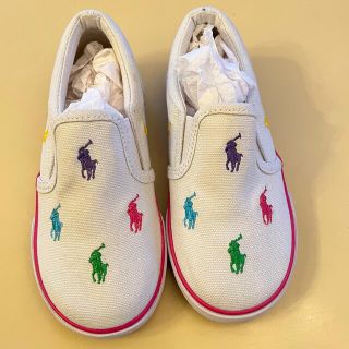 ポロラルフローレン(POLO RALPH LAUREN)の【新品未使用】poloラルフローレン キッズ スニーカー 16cm(スニーカー)