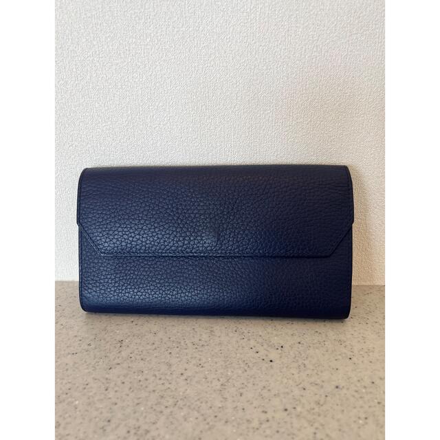 美品】CAMILLE FOURNETカミーユフォルネ 長財布 ネイビー - 長財布