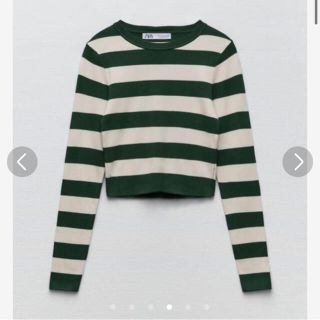 ザラ(ZARA)のZARA ザラ ボーダーニット ボーダー トップス(ニット/セーター)